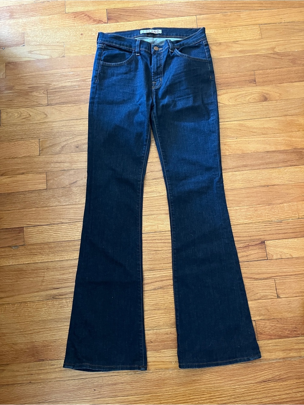 J Brand vintage bootcut dark denim jeans 28 Y2K Pure flares 28”x32”